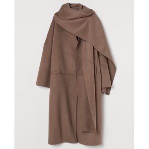 NWT Wool blend jacket with scarf